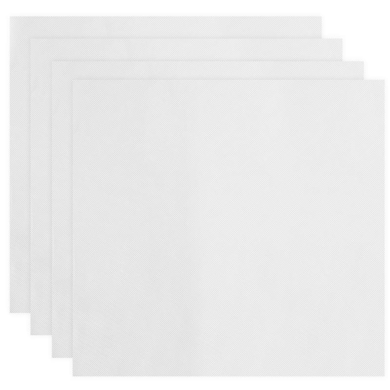 4 stks/set Wateroplosbare Borduurstabilisator Wegwassen Koud Wateroplosbare Film Wateroplosbare Borduren Backing DIY Craft Maken: YELLOW