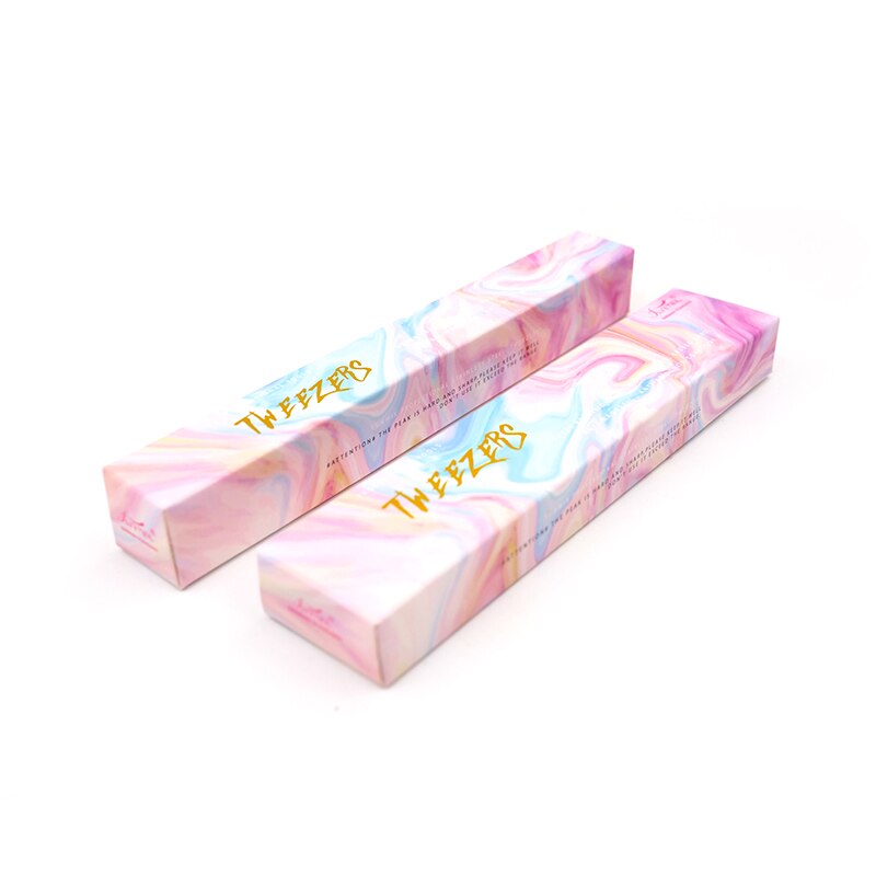 Stainless Steel Tweezers Volume Eyelashes Extensions Eyebrow Tweezers Curved Straight Nail Clipper Nipper Makeup Tools