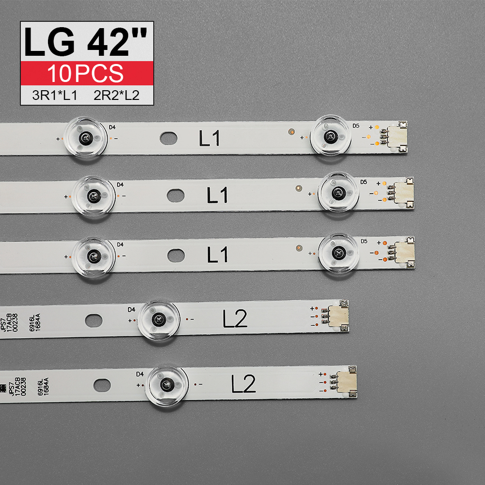 Led Backlight Strip Voor Lg 42 "V14 Slanke Drt Rev0.6 6916L-1682A 1684A 1683B 1685B LC420DUH 42LB673 42LY970H 42LB700V 42LB671V W