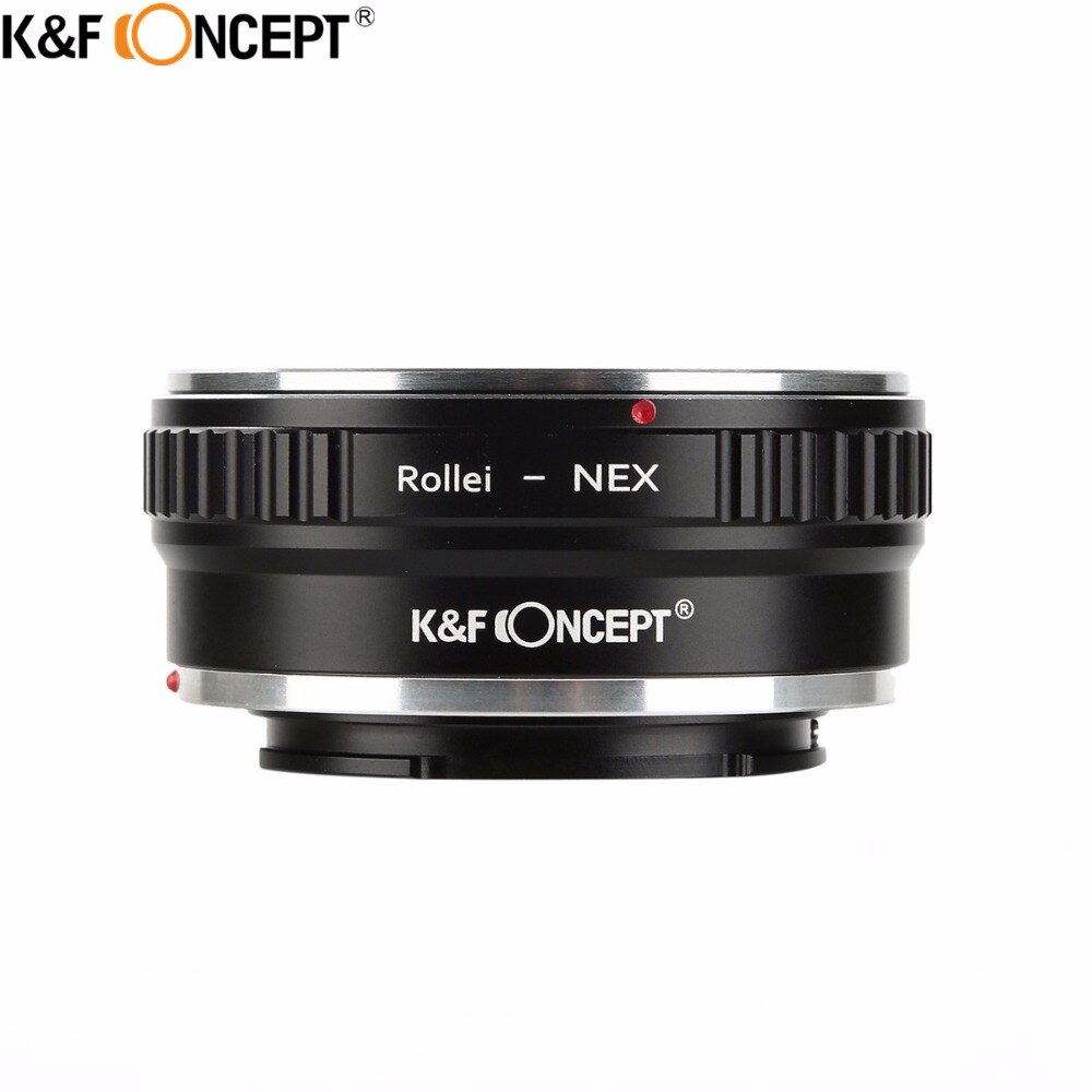 K & F Concept Voor QBM-NEX Camera Lens Adapter Ring Van Messing & Aluminium Voor Rollei Qbm Mount Lens voor Sony E Mount Camera Body