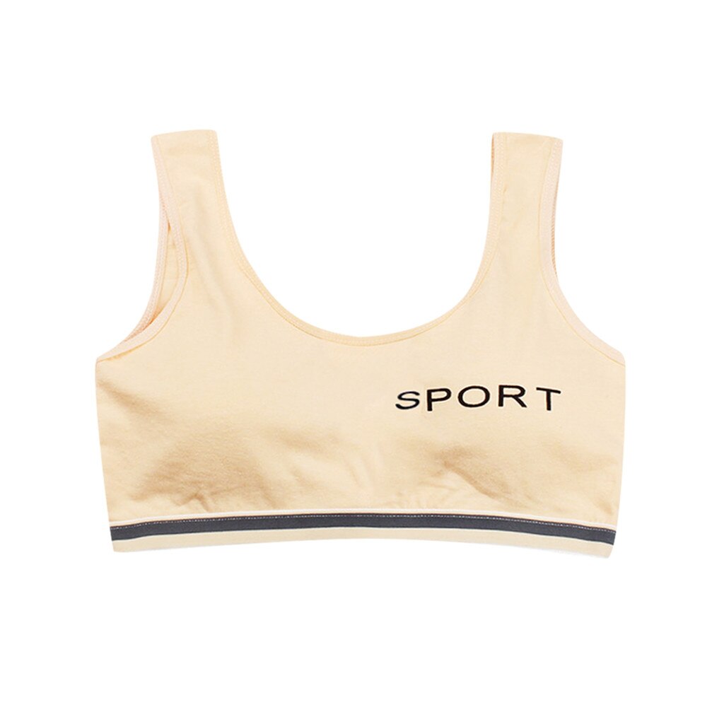 #45 enfants sous-vêtements pour fille mousse soutien-gorge gilet enfants sous-vêtements Sport sous-vêtements vêtements automne et hiver -né bébé vêtements: E