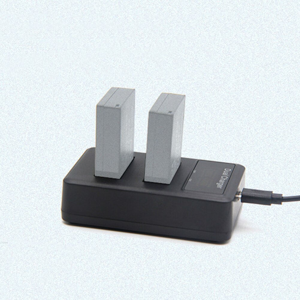 Kamera batterilader lcd usb dobbel lader til np -fw50 sony  a6000 5100 a3000 a35 a55 a7s ii alfa 55 alfa 7 a