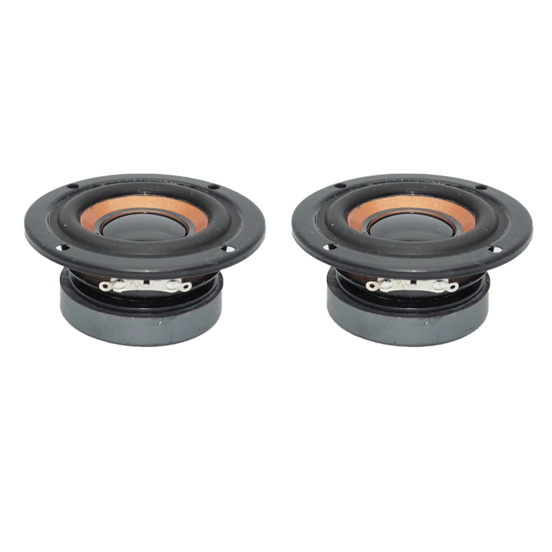 2 pcs/lot 2.5 Inch Audio 4 ohm 3W Magnetic Speakers Subwoofer 63mm Round Bass Loudspeaker DIY Home Amplifier Bluetooth Woofer