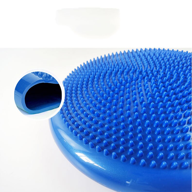 Bolas de Yoga con almohadilla de masaje, cojín de disco de equilibrio oscilante de estabilidad inflable, tabla de masaje, bolas de entrenamiento para ejercicio físico