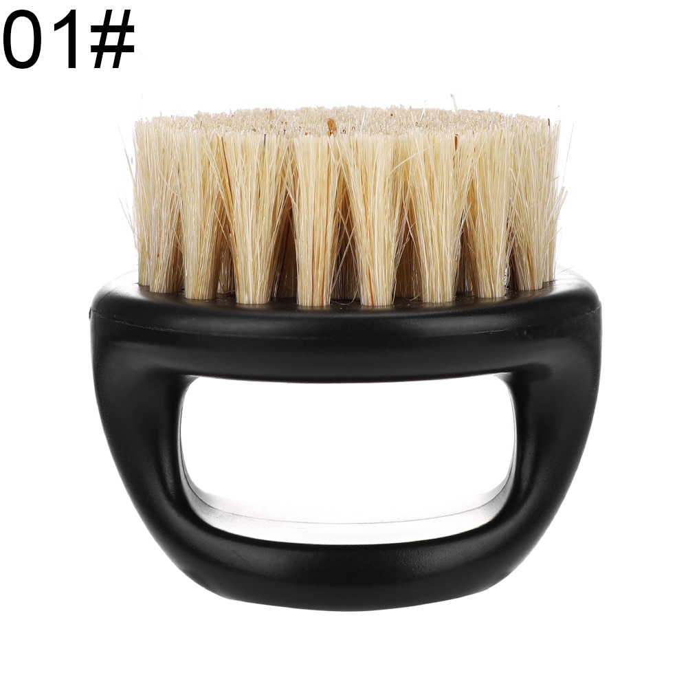 Brosse Anti-poussière de coiffeur , brosse antistatique en poils de sanglier, peigne à barbe, brosses de balayage de cheveux de Salon, brosse de moustache pour hommes: 1