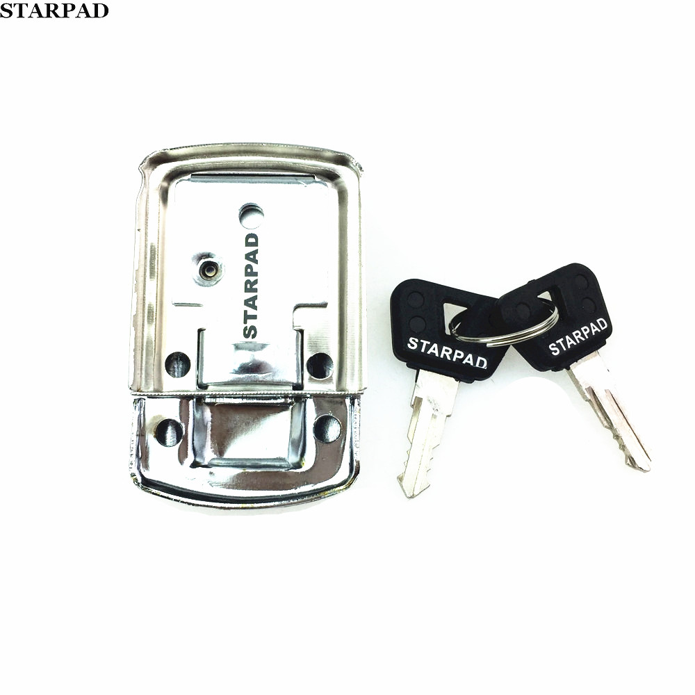 STARPAD For Motorcycle trunk lock White electric car lock Motorcycle car trunk key lock cover Tricycle ATV Refit Lock Accessorie