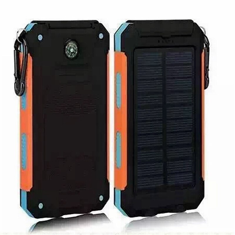Liitokala lii-d007 draagbare solar draagbare Batterijen 20000 MAH voor xiaomi 2 iPhone externe batterij powerbank Dual USB waterproo