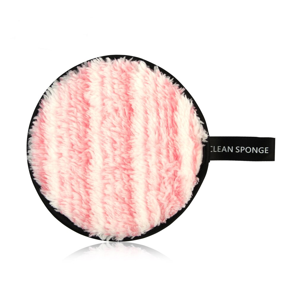1 PC/3 PCS Make-up Entferner Gesunde Haut Mikrofaser Tuch Pads Entferner Handtuch Gesicht Reinigung Make-Up Faul Reinigung pulver Puff: pink
