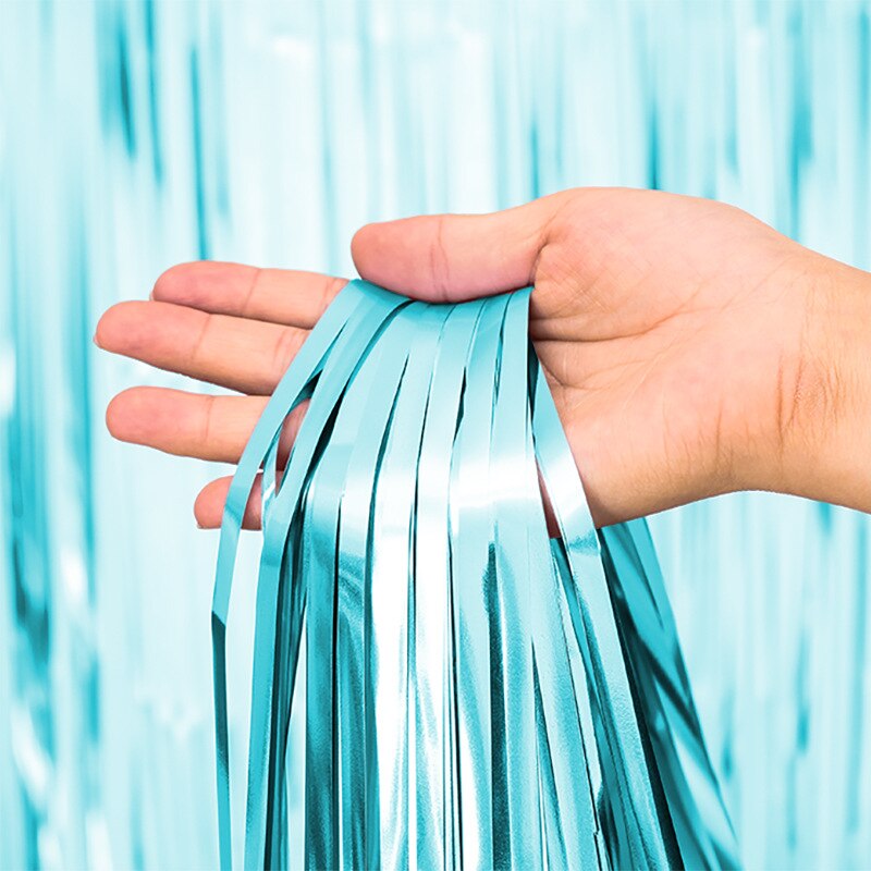 LuanQI Wedding Backdrop Rain Curtains Tinsel Foil Curtain Birthday Backdrop Wedding DIY Decoration Adults Anniversary Wall: 42305