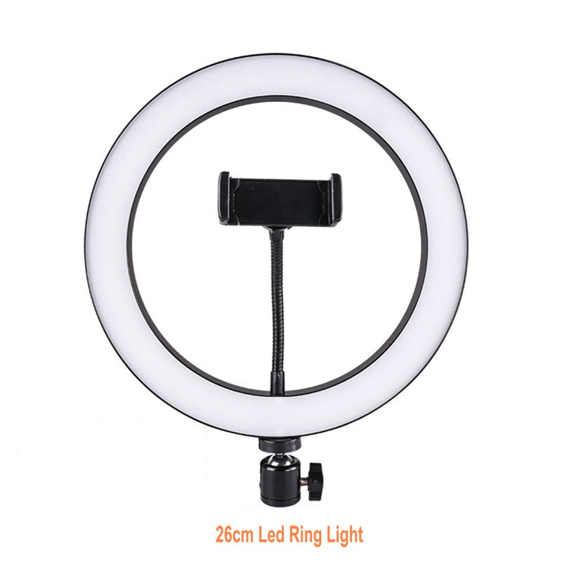 Joytop Led Selfie Ring Licht Usb Interface Dimbare Telefoon Fotografie Video Licht Met Telefoon Clip Makeup Video Studio Lamp