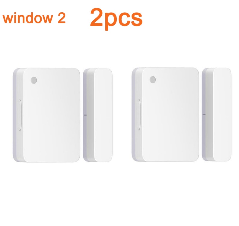 2020new Xiaomi Mijia Door Window Sensor 2 Intelligent Mini Door Sensor Pocket Size Smart Home controllo automatico per Mi home app: window2 2pcs