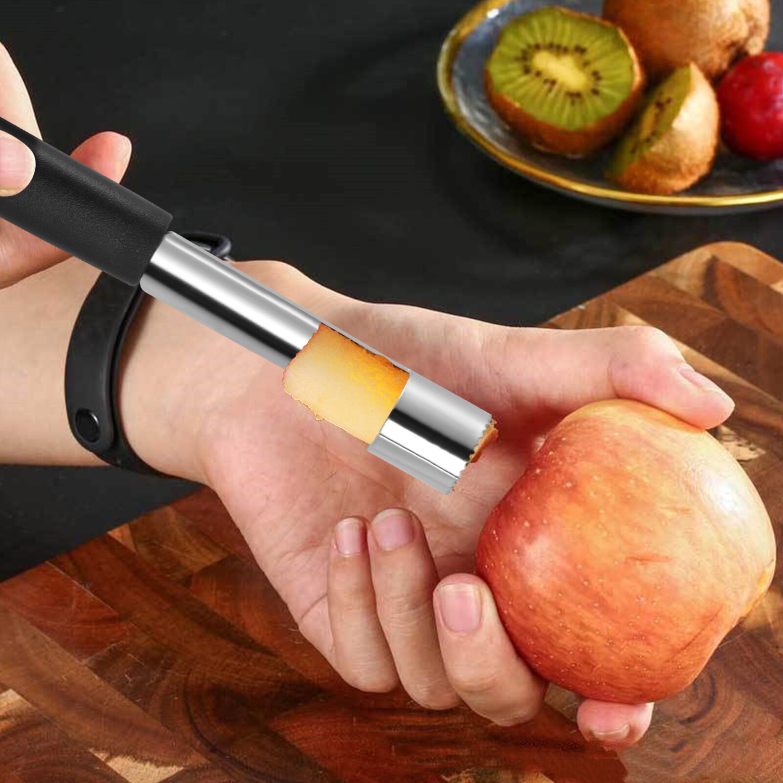 180Mm (7 '') apple Corer Pitter Peer Bell Twist Fruit Stoner Pit Keuken Core Seed Verwijder Tool Pitter Keuken Gadget Tool