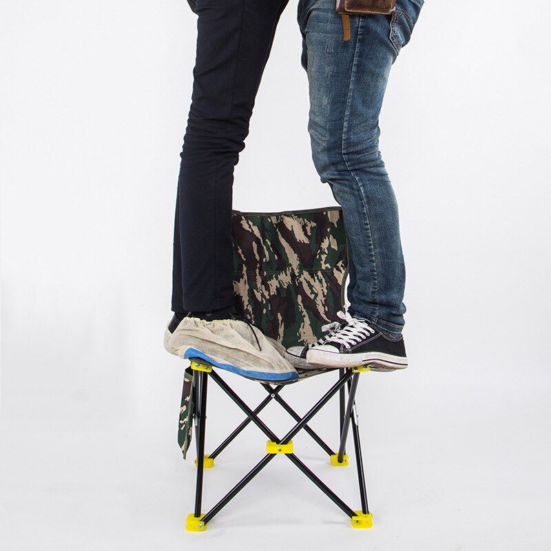 Outdoor Foldable Chair Light Weight Fishing Chair Multifunctional Folding Fishing Stool Seat forCamping Fishing Outdoor Aluminum