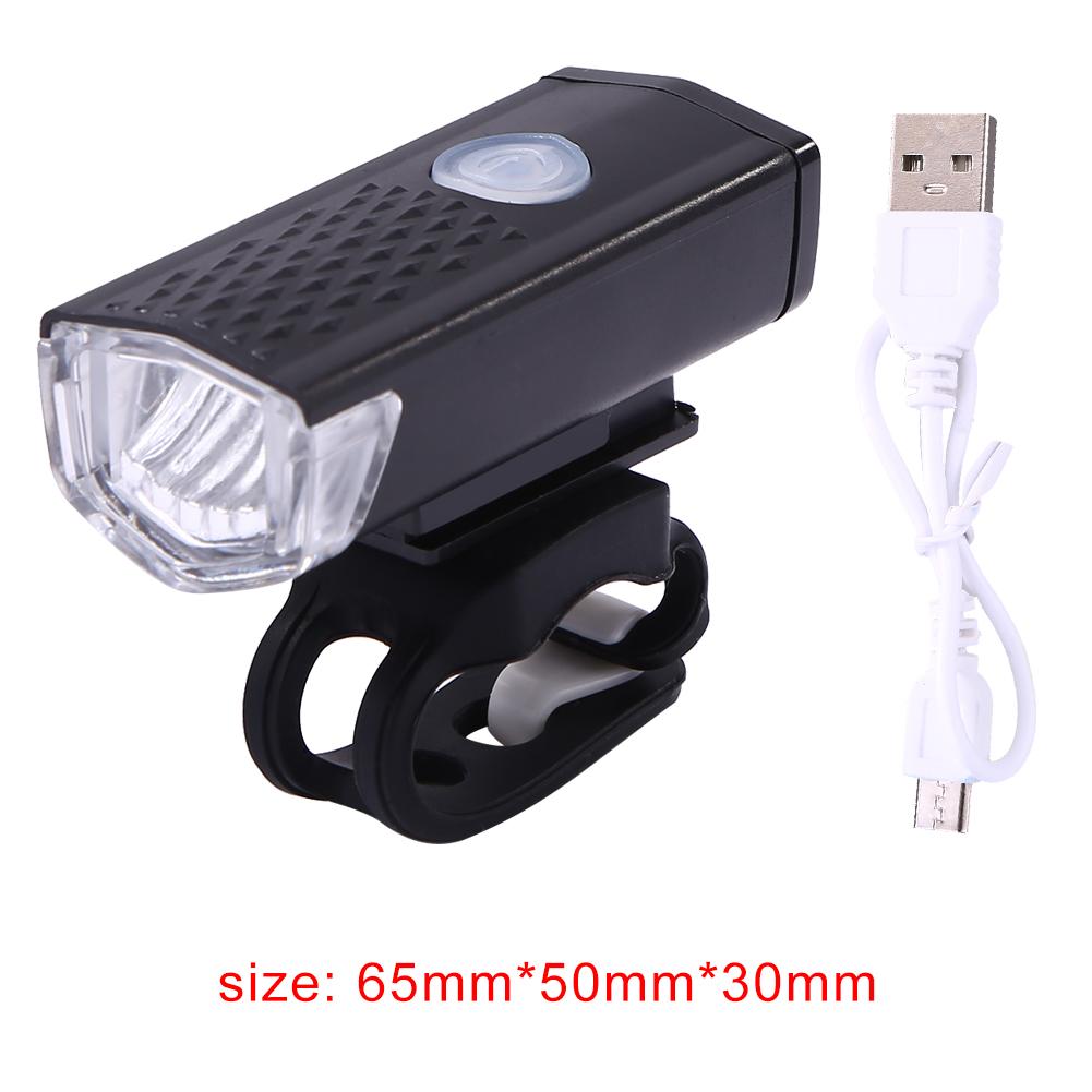Fiets Light Led Usb Oplaadbare Fiets Koplamp Set Waterdichte Mtb Bike Front Achterlichten Lamp Night Veiligheidswaarschuwing Zaklamp: Type F