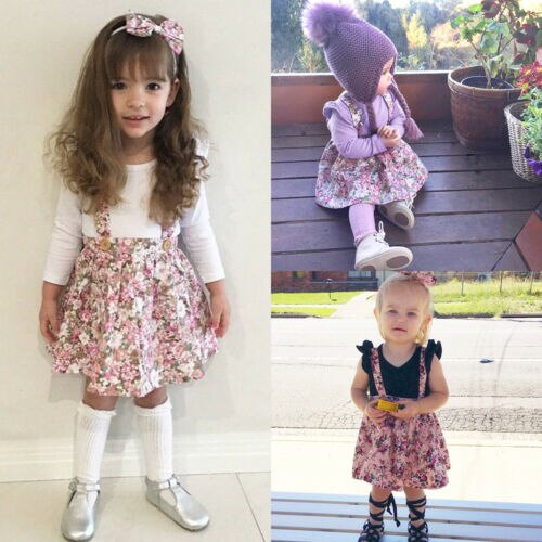 Prinses Bloemen Rok Algehele Peuter Baby Meisjes Bloemen Party Prinses Bib Jarretelle Rok Outfits