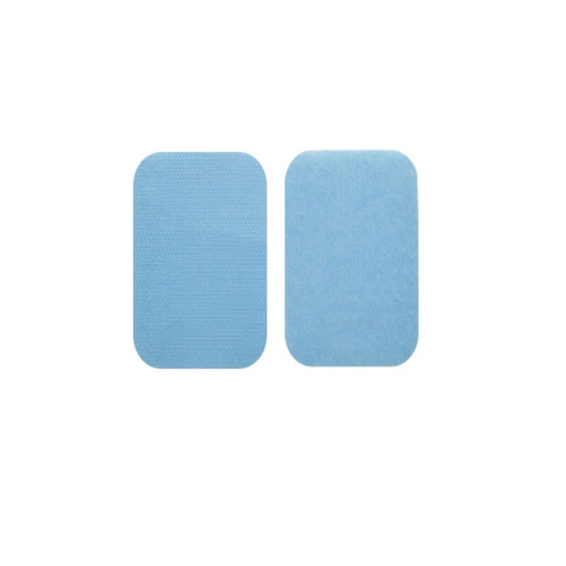 Feuilles autocollantes pour coussin de canapé, rond, noir, 60mm, avec boucles à crochet, 2 à 4 pièces: Blue / 2pcs
