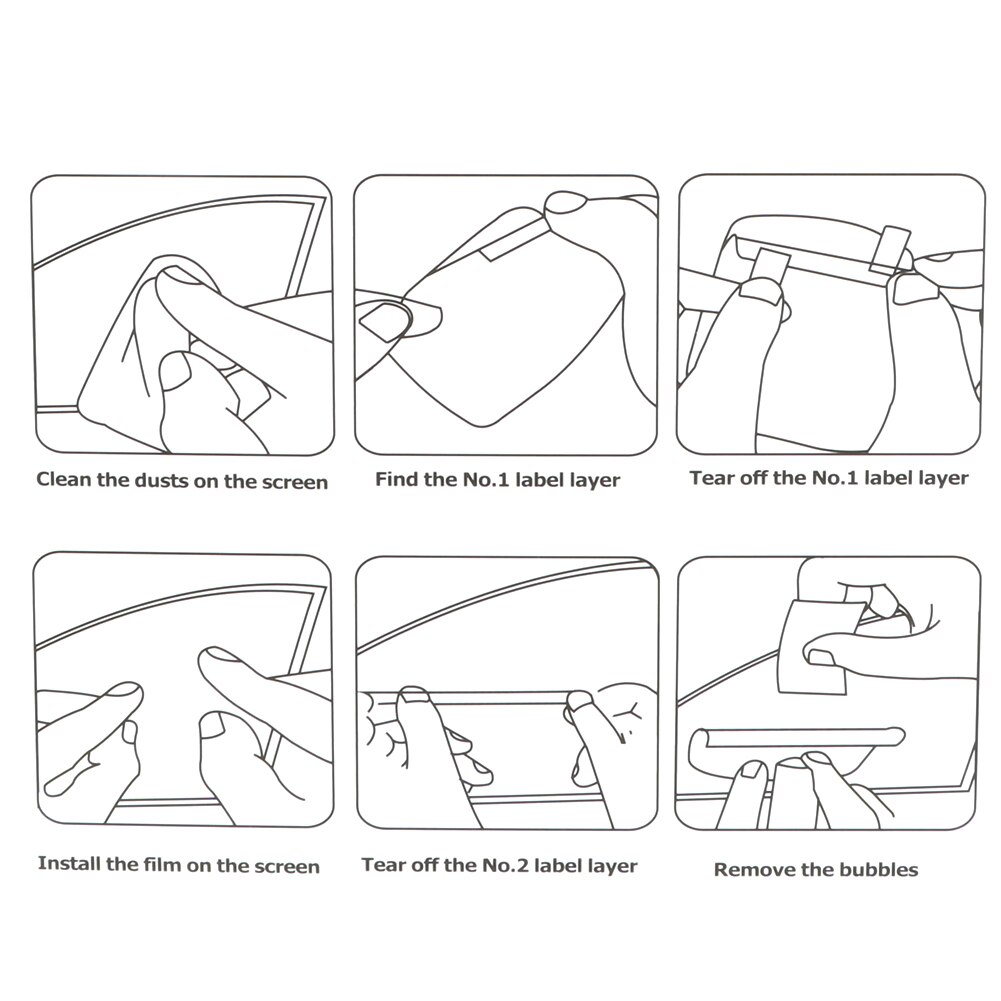 2 Stks/set Auto Side Window Beschermende Film Anti Fog Membraan Anti-Glare Waterdichte Regendicht Auto Sticker Clear Film Accessoires