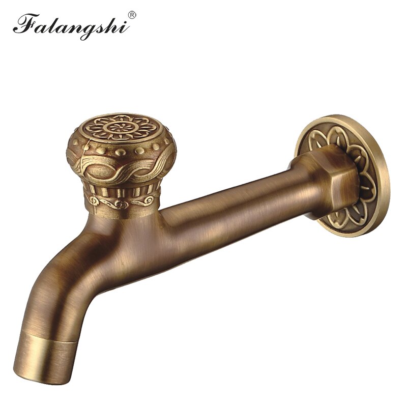 Antiken Geschnitzten Bibcock Durcheinander Wasserhahn Dekorative draussen Garten Wasserhähne für Waschmaschine Luxus Wc Mopp Wasserhahn WB8503: Modell 19