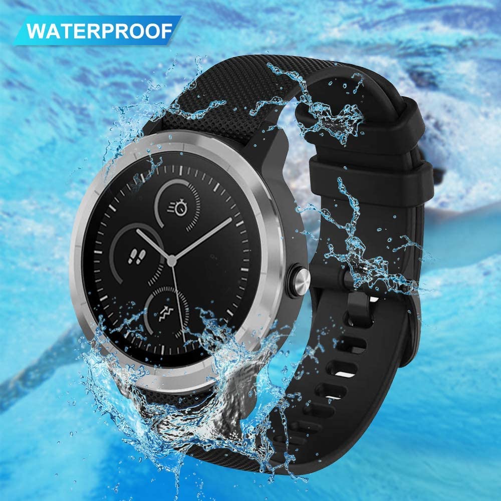 Bracelet de montre, 20mm, pour Garmin Vivomove HR venus vivoactive 3 samsung galaxy watch active 2, bracelet hauwei watch gt 2 42mm