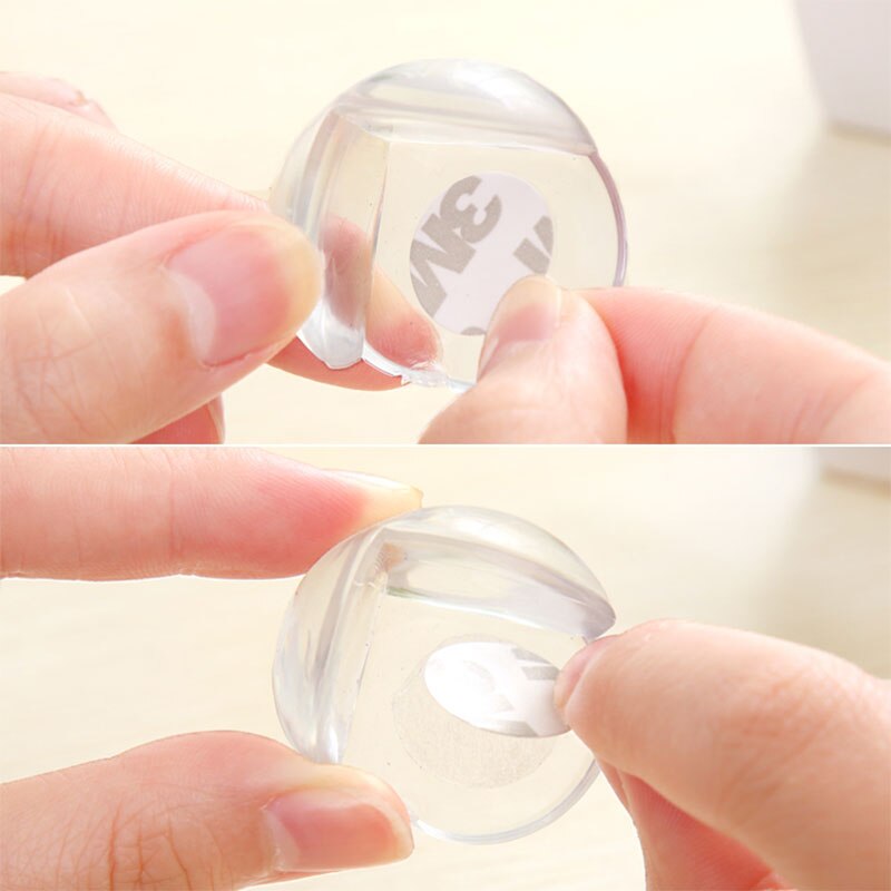 Protección para esquinas de mesa para niños, Protector de silicona de seguridad para bebés, protección para bordes y esquinas, 4 unids/lote
