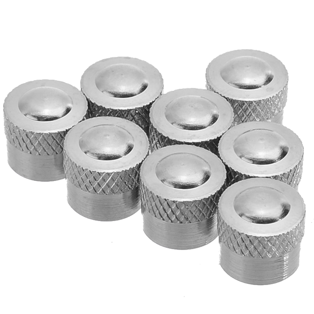 8 Stks/set 8Mm Ventieldopjes Metal Korte Pakking Premium Tire Valve Cap Cover Auto Wiel Banden Kleppen Tyre Stem air Caps