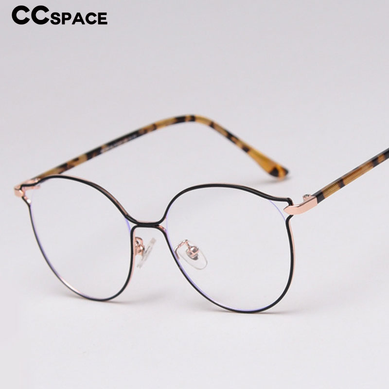 49032 Round Retro Ultralight Glasses Metal Frames Men Women Optical Computer Glasses