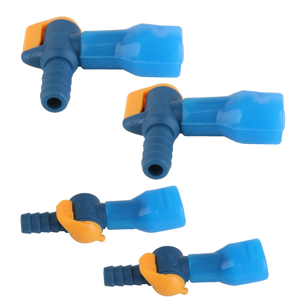 4 Stuks Straight &amp; Haakse Hydration Pack Waterzak Pijp Klep Nozzles