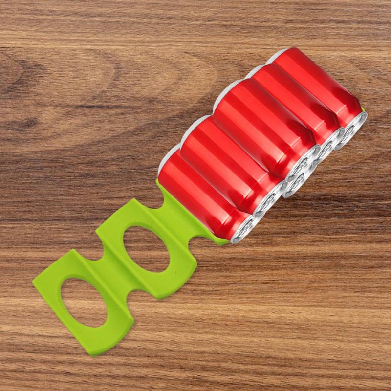 Empilhador de latas de silicone, tapete empilhador de garrafas para geladeira Fridge Monkey, organizador de garrafas de cerveja para geladeira, empilhador antiderrapante para cozinha
