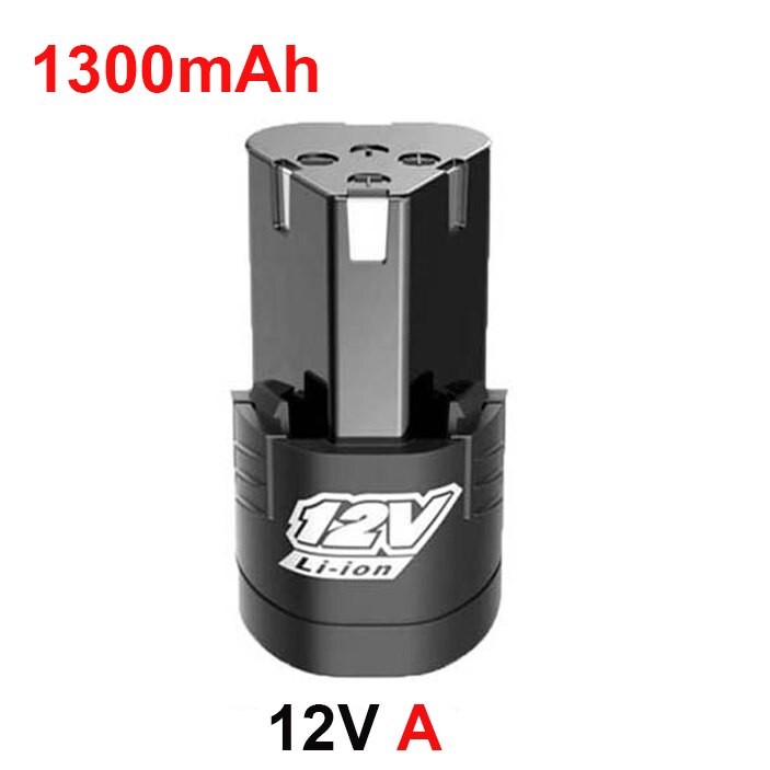 TOP SELLER Universal 12V Rechargeable Lithium Li-ion Battery For Power Tools Electric Screwdriver Electric drill Lithium Battery: 12V A 1300mAh