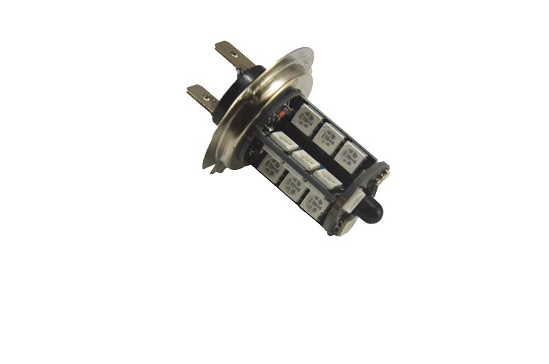 2x Auto Styling Rgb Led Auto Koplamp 5050 Led 27 Smd Mistlamp Head Lamp Met Afstandsbediening 9005 9006 H11 H7 1156