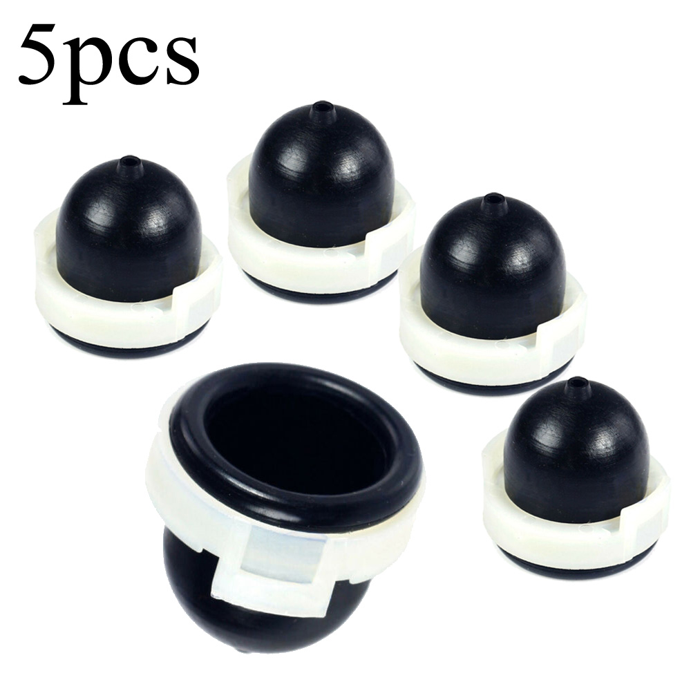 5pcs Set Primer Bulb Tool Black White For briggs & stratton 694395 496115 135700 YG Replacement Durable Useful Primer Bulbs