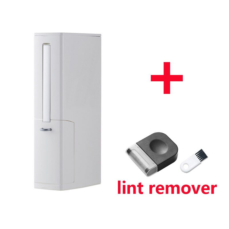 UNTIOR 3 in1 Narrow Trash Can Plastic Waste Bin with Toilet Brush Garbage Bucket Dustbin Kitchen Bathroom Cleaning Trash Bin: Set5