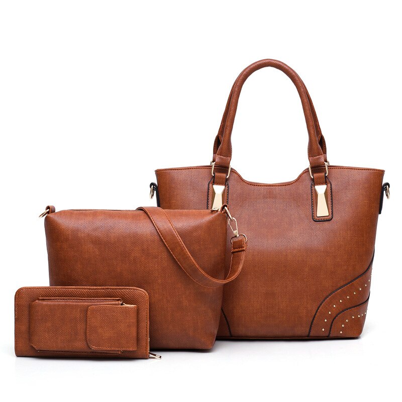 Bolso de mano para mujer, bandolera a la: Marrón