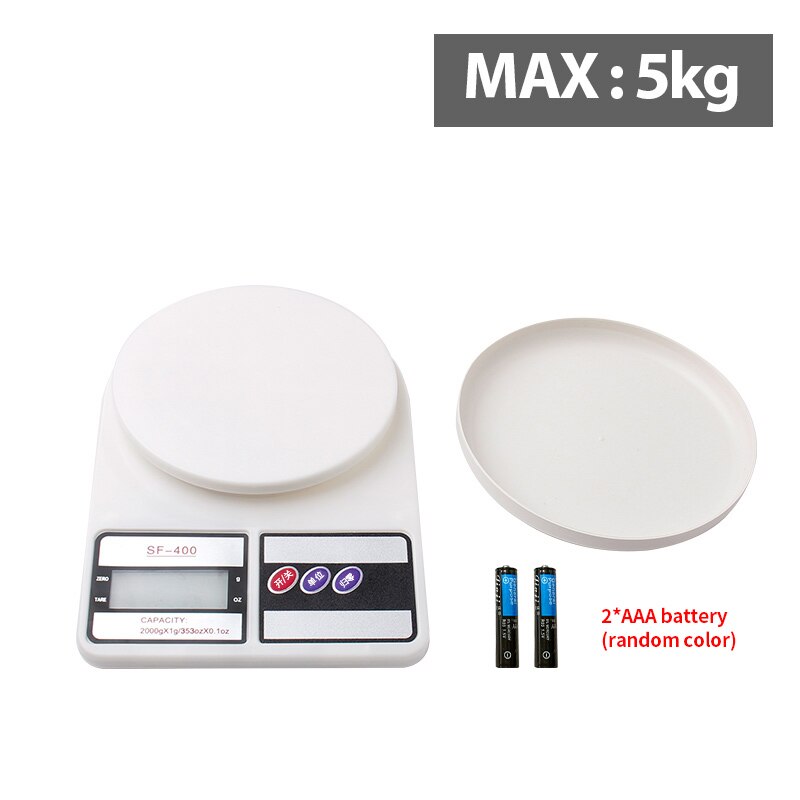 Balance de Cuisine numérique pour les aliments, traditionnelle, de précision, en grammes et en onces, avec bol, pesée de 0.1g: 1g-5kgEnglishVersion