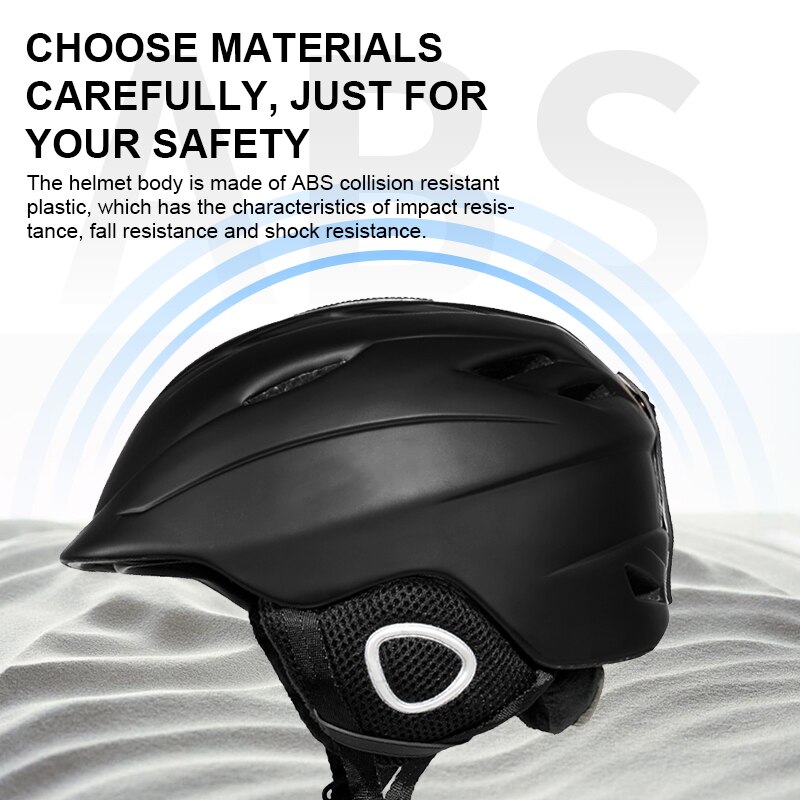 Catazer keep warm skate skihelm volwassene snowboardhelm skibril helm sportveiligheid integraal gegoten ski-snowhelm