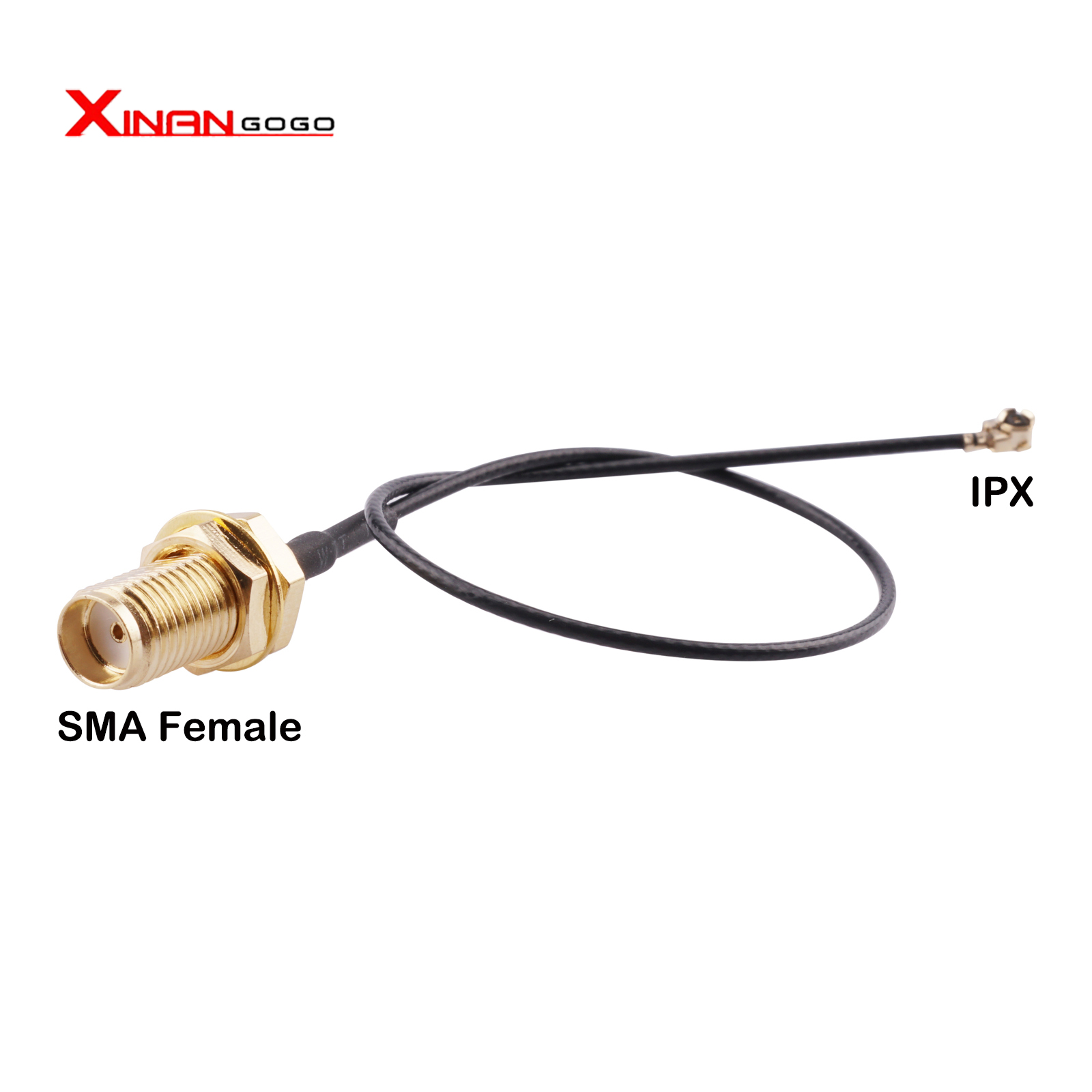 U.FL/IPX IPEX UFL vers SMA, Antenne Femelle Mâle, Wifi, Pigtail, Câble RF Ufl Ipex 1.13mm, 17cm, 5 Pièces: Gris foncé / 1 p