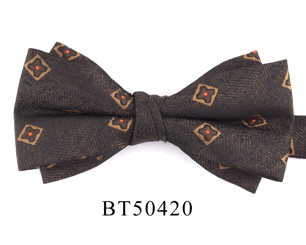 Pajarita Floral para hombre y mujer, corbatas de Cachemira para adulto, trajes para hombre, pajarita para , boda, pajaritas con patrón de animales: BT50420