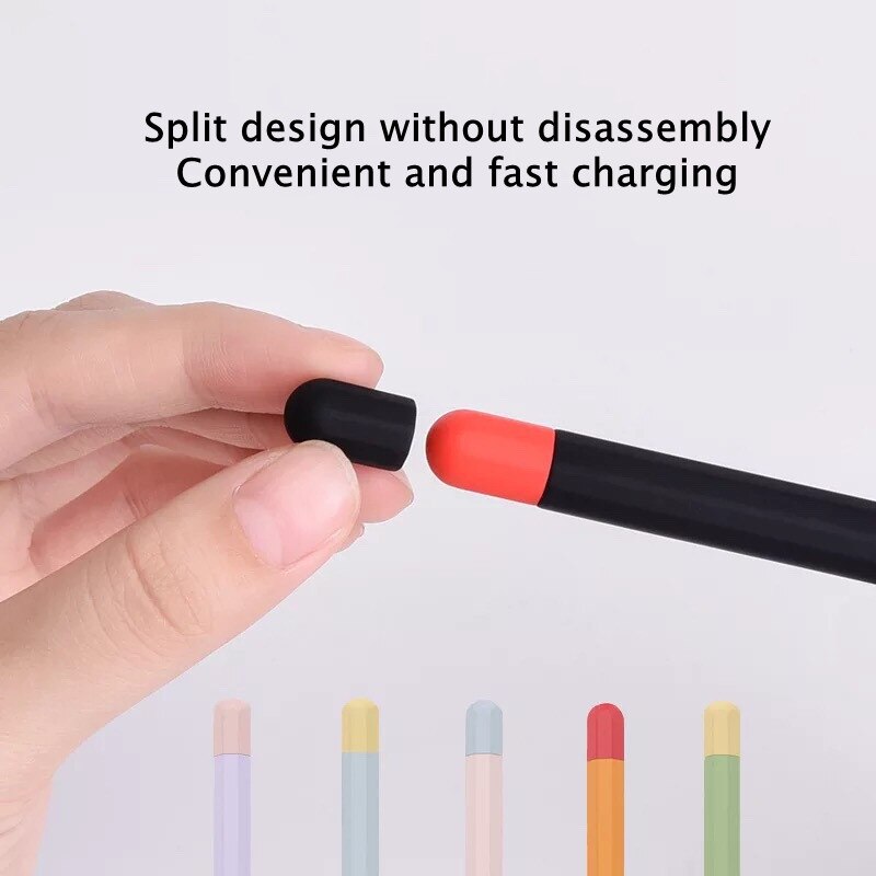Anti Lost Case for Apple Pencil 1 Case Soft Silicone for IPad Tablet Touch Pen Stylus Protective Sleeve Silicon Pencil Cover