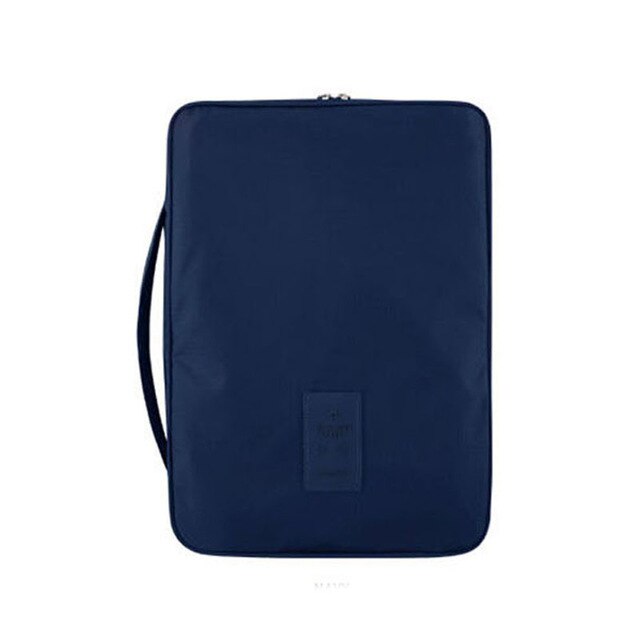 Männer Nylon Gepäck Reise Fall für Leichte Shirts Verpackung Lagerung Taschen Kleidung Würfel Verpackung Fällen Gepäck Fällen: Blau