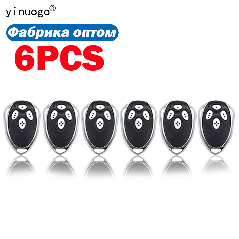 6 Pack Alutech Op-4 Afstandsbediening Voor Een-Motor AT4 AR-1-500 ASG600 ASG1000 Duplicator Sleutel 433Mhz afstandsbediening Voor Gate
