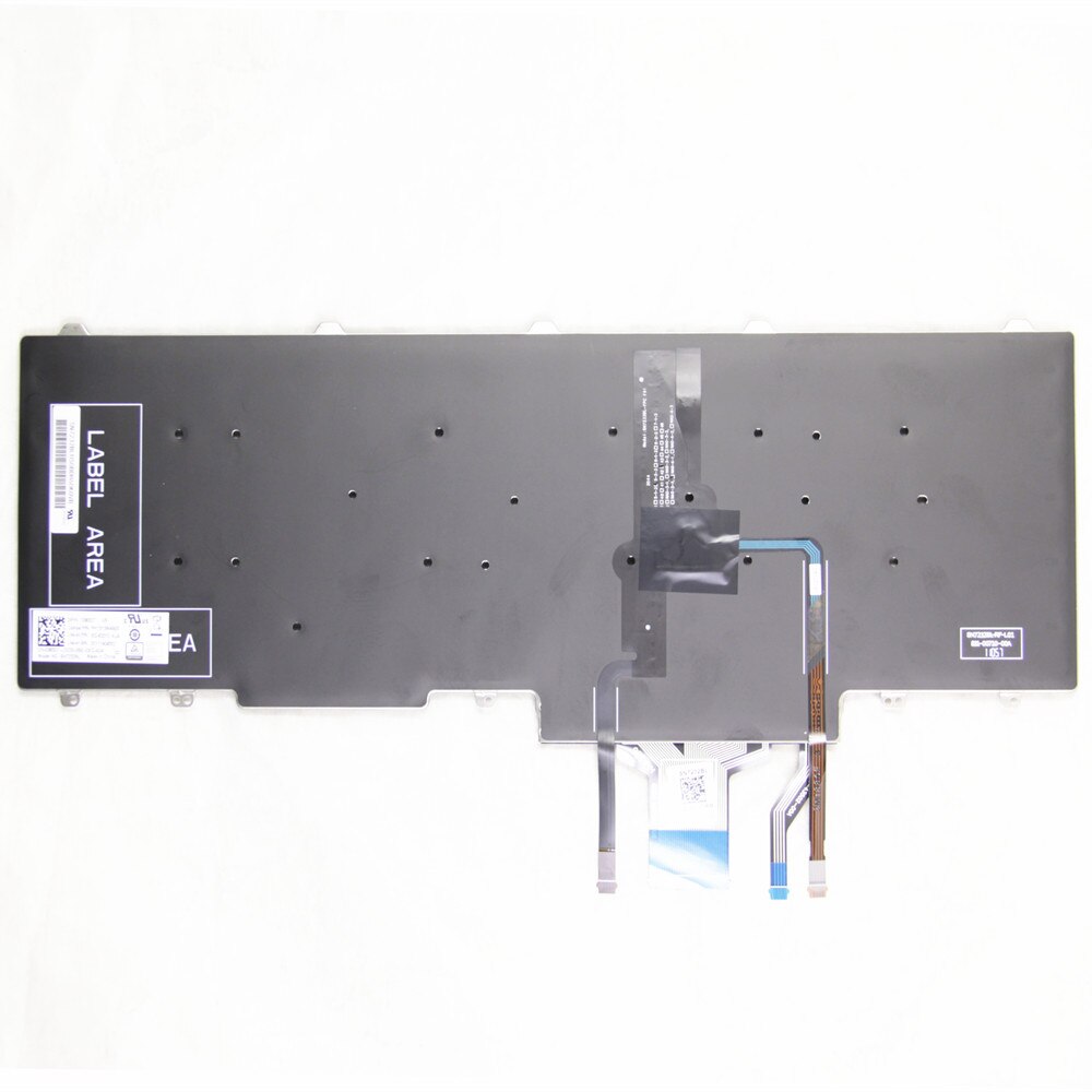 US Origina For DELL Latitude E5550 E5570 E5580 E5590 Precision 3510 7510 7710 7720 7520 3520 P53F English keyboard Backlit