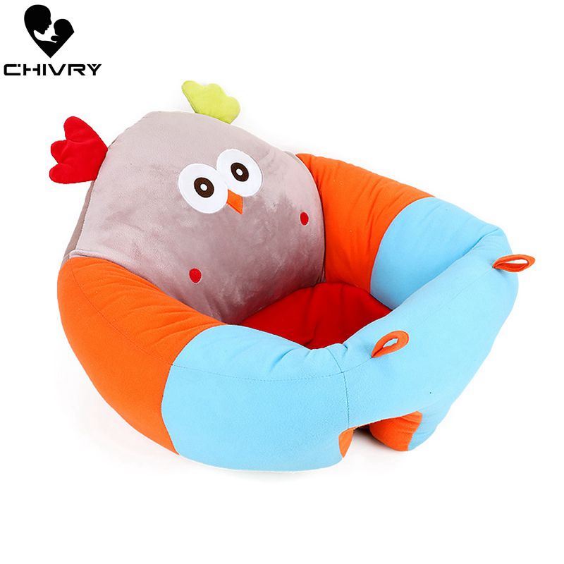 Chivry-canapé pour bébé | Chaise d'apprentissage pour bébé en peluche PP, chaise d'alimentation en coton, mignon dessin animé pour enfants, siège doux, pour 0-3T