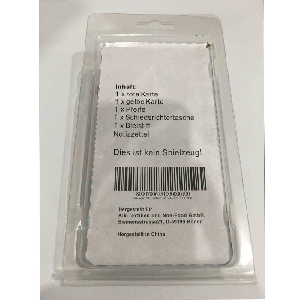 Football Referee Cards Whistle Red Yellow Cards Sports Soccer Coach Whistles