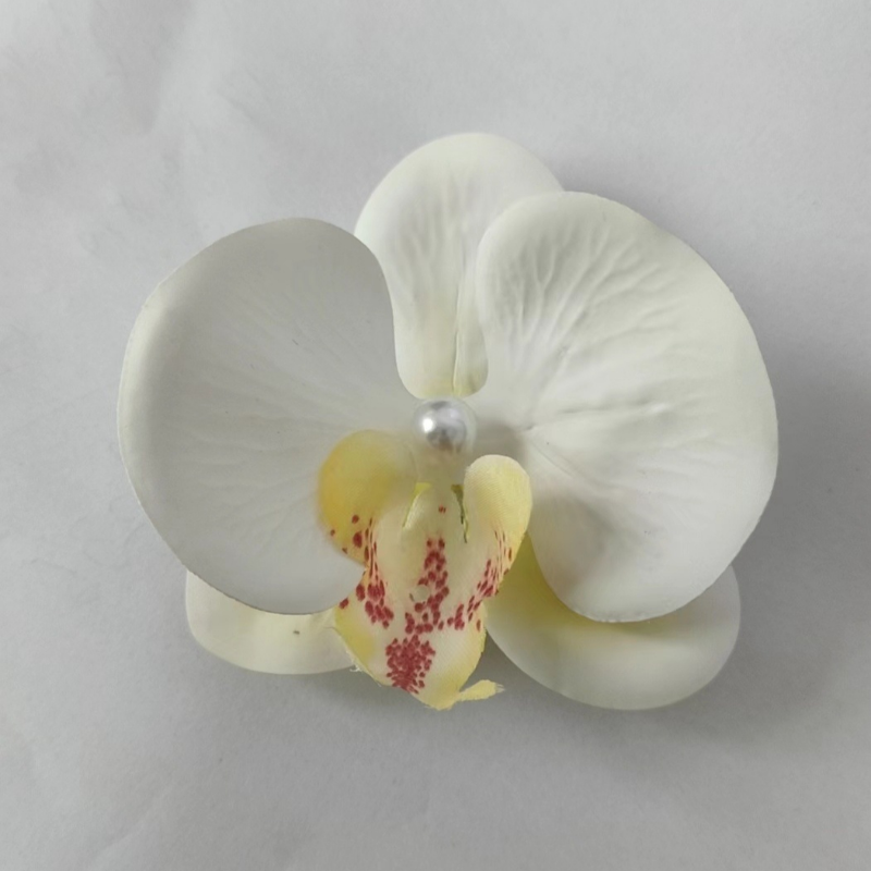 Boog Bloem Phalaenopsis Parel Haar Clip Bloem Haarspeld Orchidee Vlinder Haren Clip Haaraccessoires Haar Styling Tools