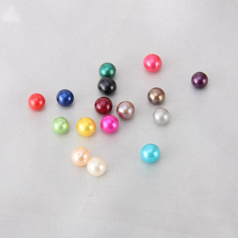 CLUCI 6-8mm Akoya Branello Della Perla per Le Donne Monili Che Fanno Coltivate Branelli Della Perla Delle Donne 16 di Colore Rotonda Akoya sciolto Perla SZ005SB