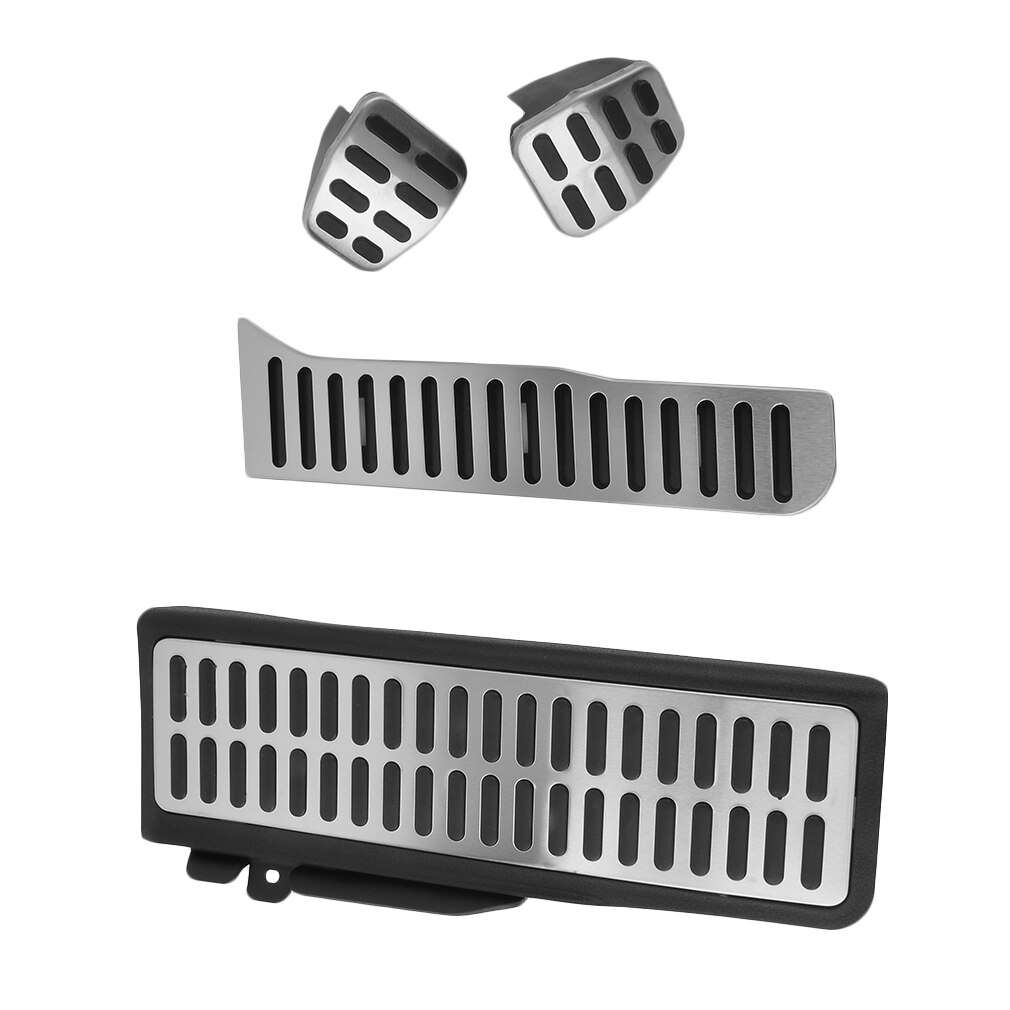 Stainless Manual Car Accelerator Pedal Set Car Gas Brake pedal Clutch Pedal For Volkswagen for Jetta MK5 for Golf