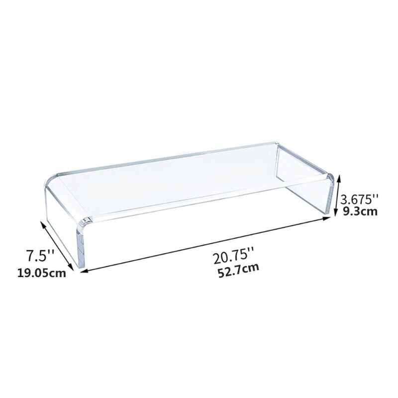 Acrylic Universal Computer Monitor Riser Stand for Home Office Business Desk Y3ND