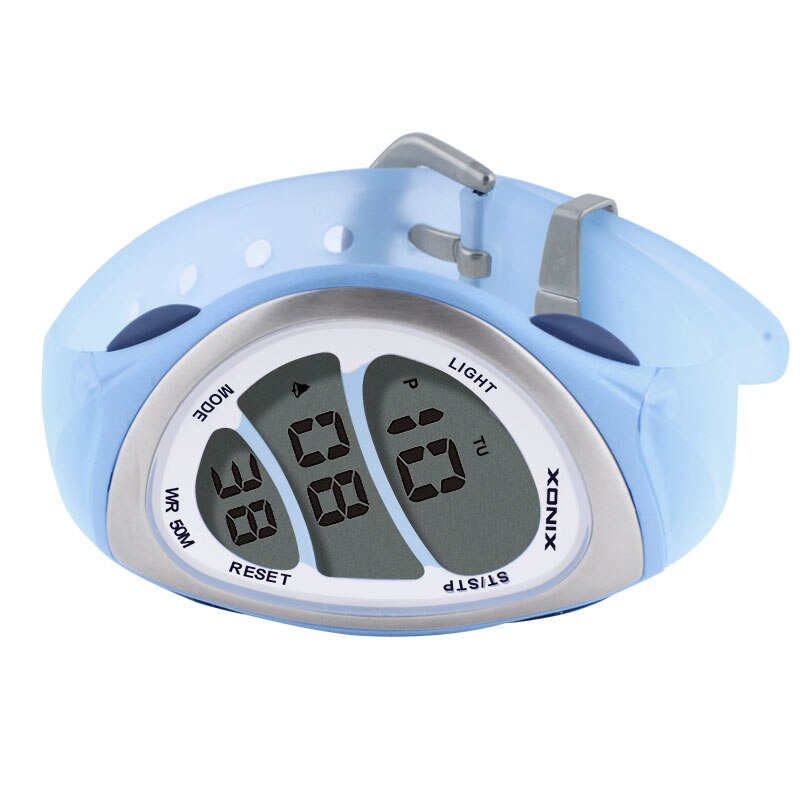 Montres de sport pour femmes, dorée, étanche 50m, numérique, pour natation et plongée, horloge à main, aql