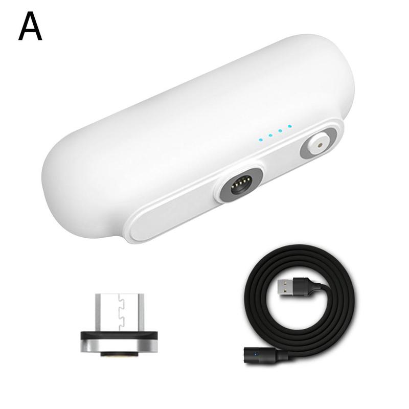 Mini Power Bank Portable For 12 13 Series Wireless Charging External Battery Pack Mobile Phone For W5m2: for az white