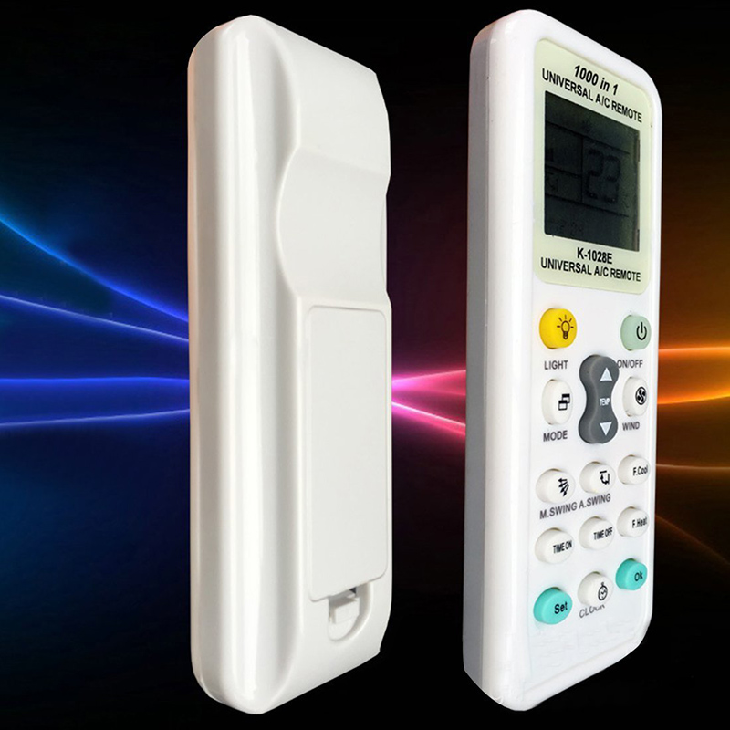 1000 en 1 Control remoto inalámbrico K-1028E AC Digital LCD consumo de energía aire A/C Control remoto Universal para aire acondicionado
